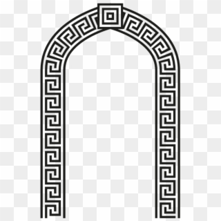 Arch Png - Greek Key Pattern Circle Clipart