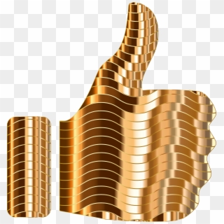 This Free Icons Png Design Of Prismatic Thumbs Up 10 - Brass Clipart