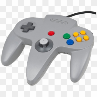 Nintendo 64 Grey Controller - N64 Controller Clipart