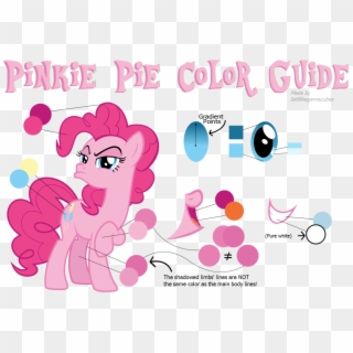 Pinkie Pie Color Guide With Pinkie Pie Color Guide - Mlp Pinkie Pie Colors Clipart