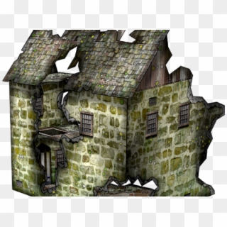 Ruin Clipart Ruins - House - Png Download