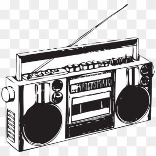 640 X 621 14 - Ghettoblaster Clipart - Png Download