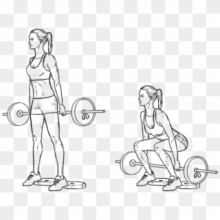 Workout Builder For Women - Easy Drawings Of Exercises Clipart