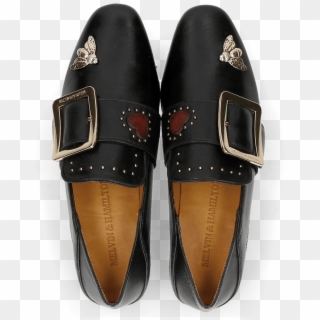 Loafers Luna 2 Nappa Black Bee Gold - Slip-on Shoe Clipart