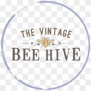 The Vintage Bee Hive - Circle Clipart