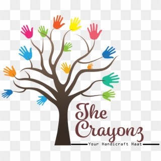 The Crayonz Handicraft Haat Logo Clipart