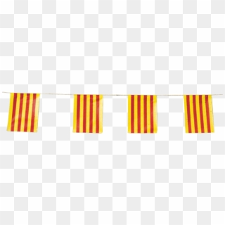 Banderas Cataluña Para Pueblos En Fiestas Clipart