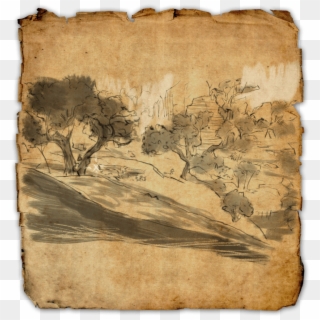 Green Shade Online Elder Scrolls Treasure Map Clipart
