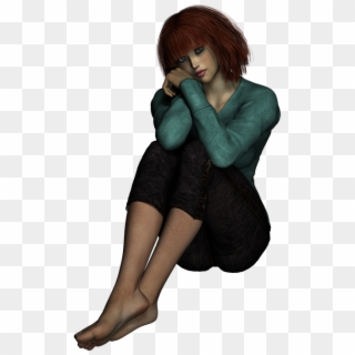 Girl Sitting Png Clipart