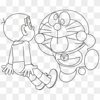 Doraemon Face Drawing Easy - Dibujo Para Bordado De Bebe Clipart