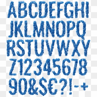 Frozen King Font Majectic Fantasy Typeface From Ice - Font Clipart