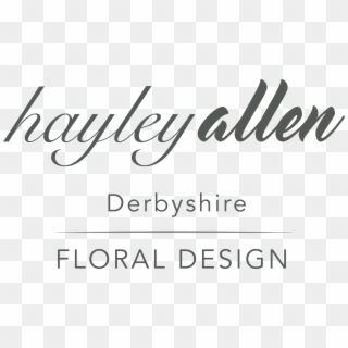 Hayley Allen Floral Design - Calligraphy Clipart