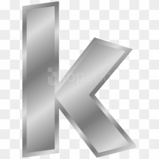 Effect Letter K Png - Letter K Silver Png Clipart