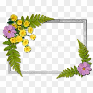 Free Png Flowers Frame Background Best Stock Photos - Flowers Frame Clipart