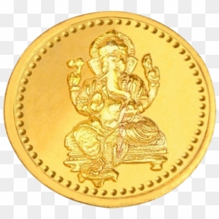 Gold Necklace Sets - Gold Coins Ganesh Clipart