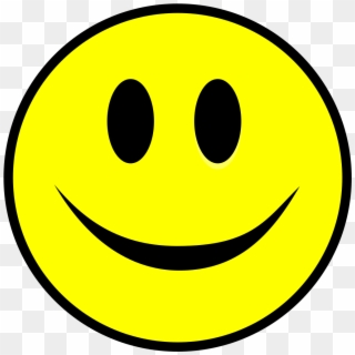 Smiling Smiley Yellow Simple - Simple Smiley Clipart