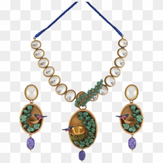 A Chintamanis Designer Gold Necklace Set Inspired From - Necklace Clipart