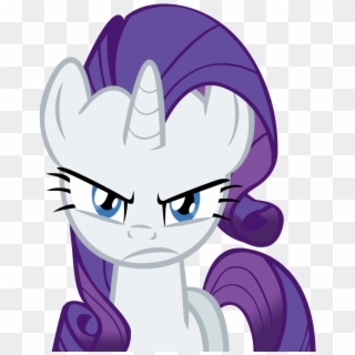 My Little Pony Rarity Angry , Png Download Clipart