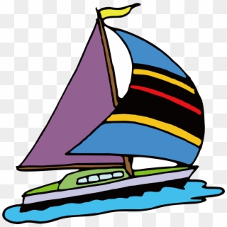 Sailing Ship Clip Art - Sailing Cartoon - Png Download