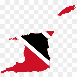 Trinidad And Tobago Flag Clipart National Flag - Trinidad And Tobago Flag Map - Png Download