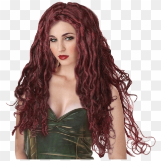 Dettagli Su Da Donna Medusa Parrucca Rossa Greco Halloween Clipart