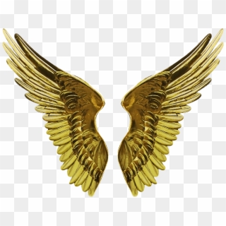 Angel Gold Wings Png Cutout Image - Gold Angel Wings Png Clipart