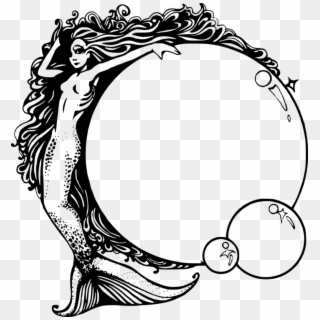 Mermaid Drawing Download Document Fairy - Public Domain Mermaid Illustration Clipart