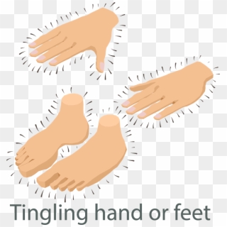 Tingling Hands Or Feet - Tingling Vector Clipart