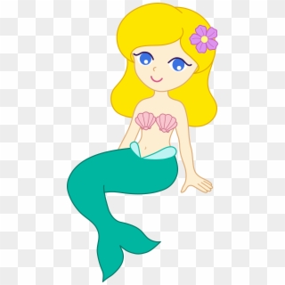 Free Cute Blonde Cliparts Download On - Clipart Blonde Mermaid - Png Download