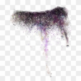 Rainbow Glitter Galaxy Crying Tears Purple White - Crying Tears Png Clipart