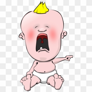 Baby Crying Transparent Background Png - Crying Baby Cartoon Clipart