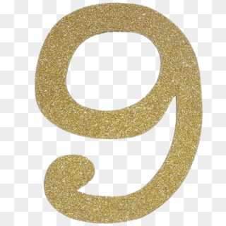 Gold Number 9 Clipart