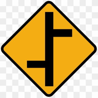 Open - T Traffic Sign Clipart