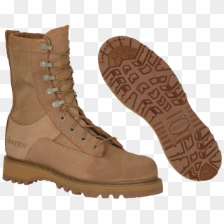 Army Temperate Weather Boots Png Image - Brown Combat Boots Png Clipart