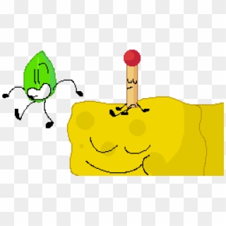 Leafy, Match And Spongy - Cartoon Clipart