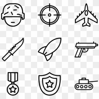 Army - Minimal Icon Png Clipart