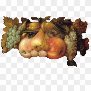 38 771k Grapes 29 Nov 2012 - Reversible Head With Basket Of Fruit Clipart