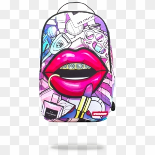 Png Freeuse Stock Sprayground Boss Lips Backpack Lgx - Sprayground Backpacks Boss Lips Clipart