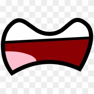 Black Frowny Mouths Group Image Wide Closed Bfdi Sad Mouth Clipart 68247 Pikpng