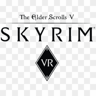 Skyrim Vr Logo - Elder Scrolls V Skyrim Png Logo Clipart