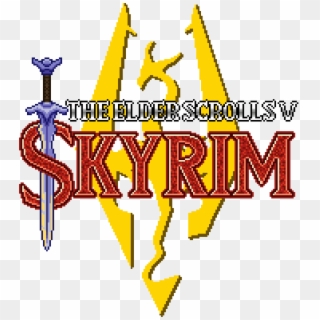 Skyrim Logo - Graphic Design Clipart