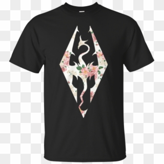 The Elder Scrolls V Skyrim Logo Flower Shirt, Hoodie - Skyrim Imperial Clipart