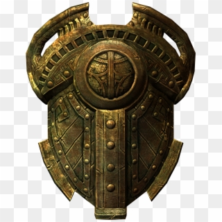 Dwarven Shield - Elder Scrolls Skyrim Shields Clipart