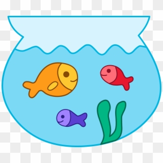 Free Printable Coloring Pages, Templates Printable - Fish In A Bowl Clipart - Png Download