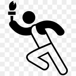 Png File Svg - Olympic Runner Icon Clipart