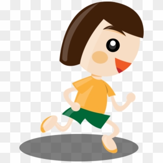 Clip Library Girl Running Clipart - Girl Running Clipart Png Transparent Png