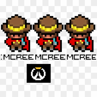 Mccree - Pixel Art Mccree Clipart