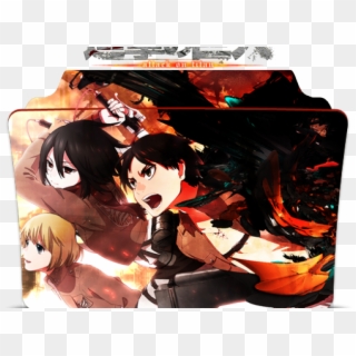 Folder Icons Attack On Titan - Eren Yeager Clipart