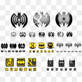Definite Batman Icon Collection Clipart