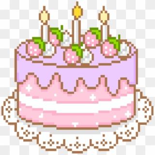 Birthday Cake Tumblr Cakes Staggering Pictures Quotes - Pixel Birthday Cake Gif Clipart